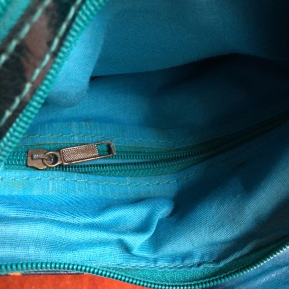 One of a kind leather purse with shoulder strap - Picture 7 of 8